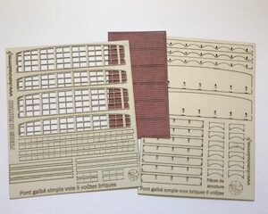 Pont galbé simple voie – Voûtes en brique