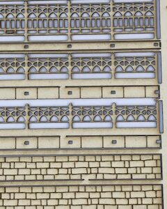 Barrières béton Modèle 5 avec murets