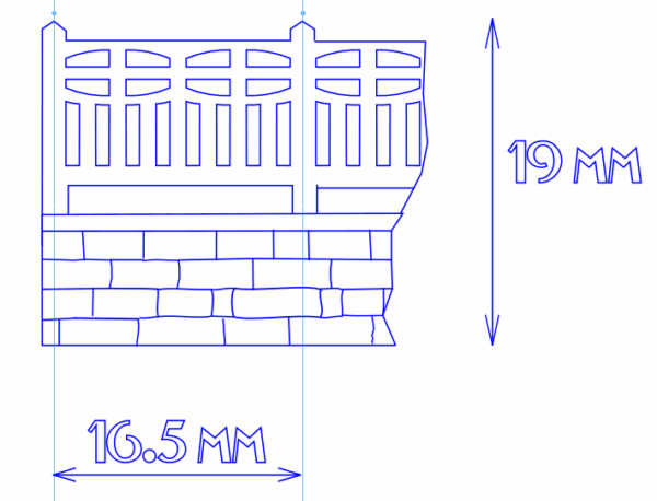 Barrières béton Modèle 4 avec murets – Image 4