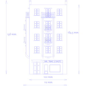 Immeuble 4 étages Le PRECHAN d’angle