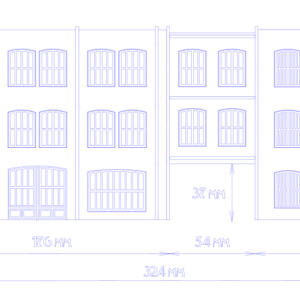 Complexe industriel avec passage