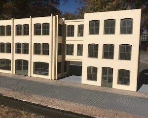 Complexe industriel avec passage