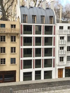 Immeuble haussmannien "Le Ramurée" version brique